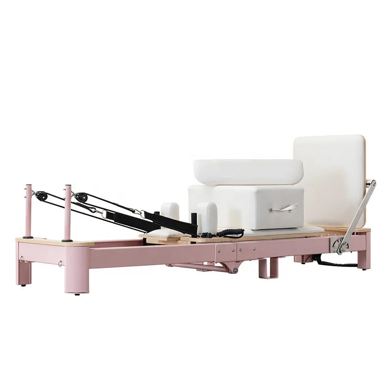 

Yoga Gym Shaping Equipment Pilates Folding Bed Yoga Gym Multi Functional Aluminum Alloy Folding Sliding Core Bed