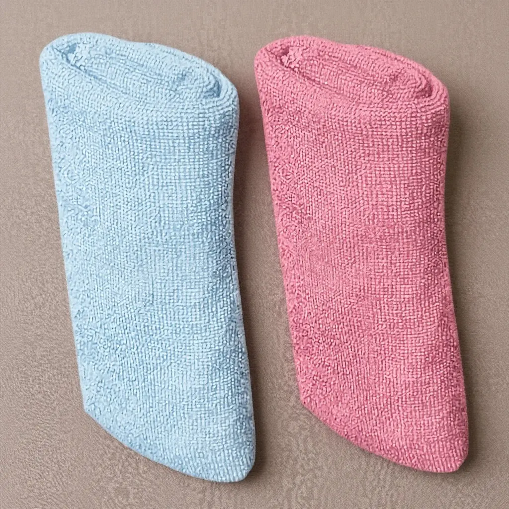 2pcs Lint Free Glass Cleaning Cloth Window Polishing Microfiber Clean Reusable For Mirror Kitchen Dish Auto Detailing