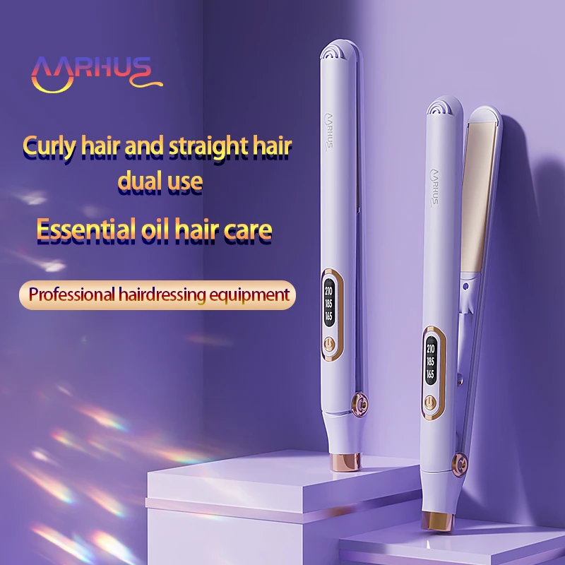 

Electric Hairbrush For Straight And Curly Hair, 10-Second Fast Heating, Professional Straightener, Negative Ion Hair Care