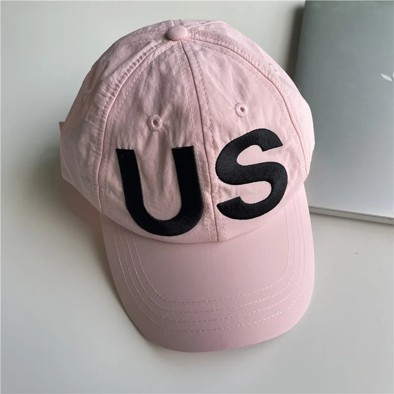 US duckbill cap children's summer niche versatile embroidered thin baseball cap couple casual