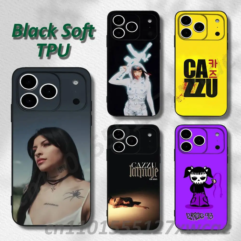 Con Otra C-Cazzu Phone Case For iPhone 15,16,17,13,14,11,12,Pro,Max,Plus,E,Air,Mini Shockproof Soft Cover Fundas