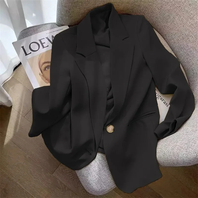 Women Jacket Chic Elegant Casual Sports Ladies Suit Korean Fashion Jacket Women Blazers 2025 New Spring Autumn Female Outerwear