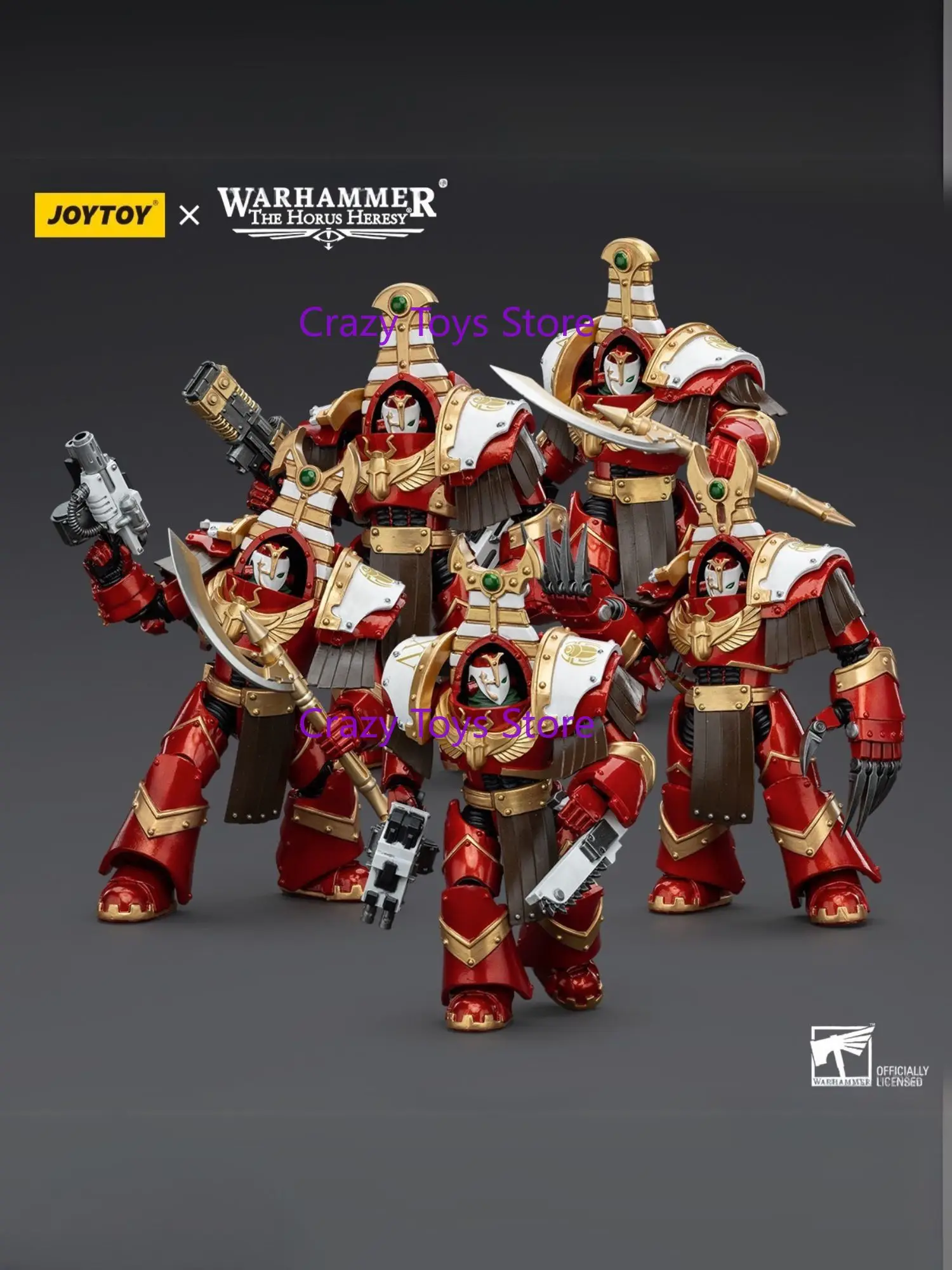 

JOYTOY Warhammer The Horus Heresy 1/18 Thousand Sons Sekhmet Terminator Cabal 13.6cm Action Figure Model Toys for Collection