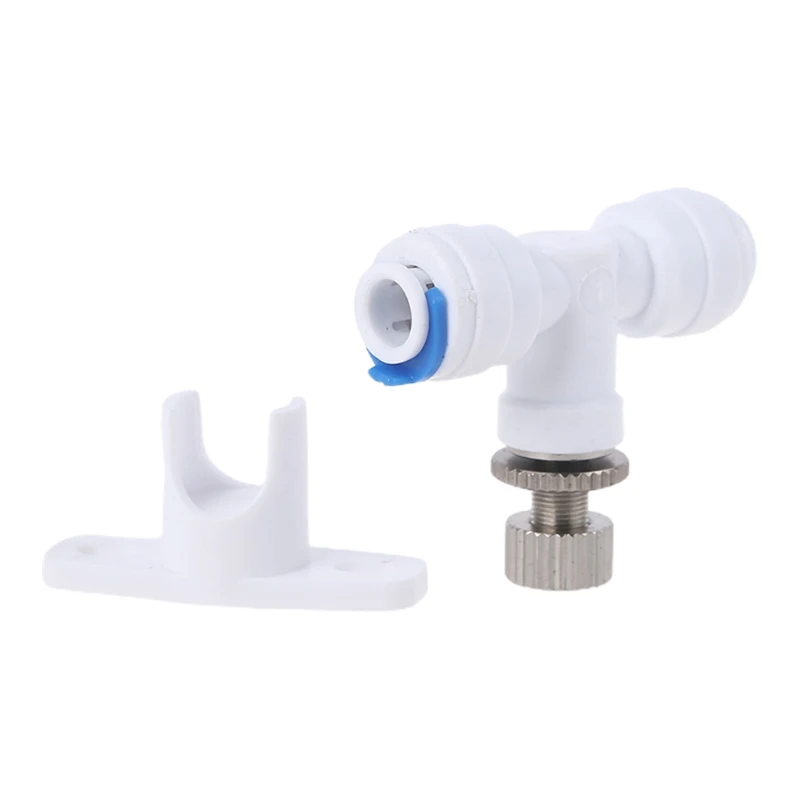 Manguera 1/4" Ajuste flujo agua RO para regulador válvula Control flujo agua para válvula C