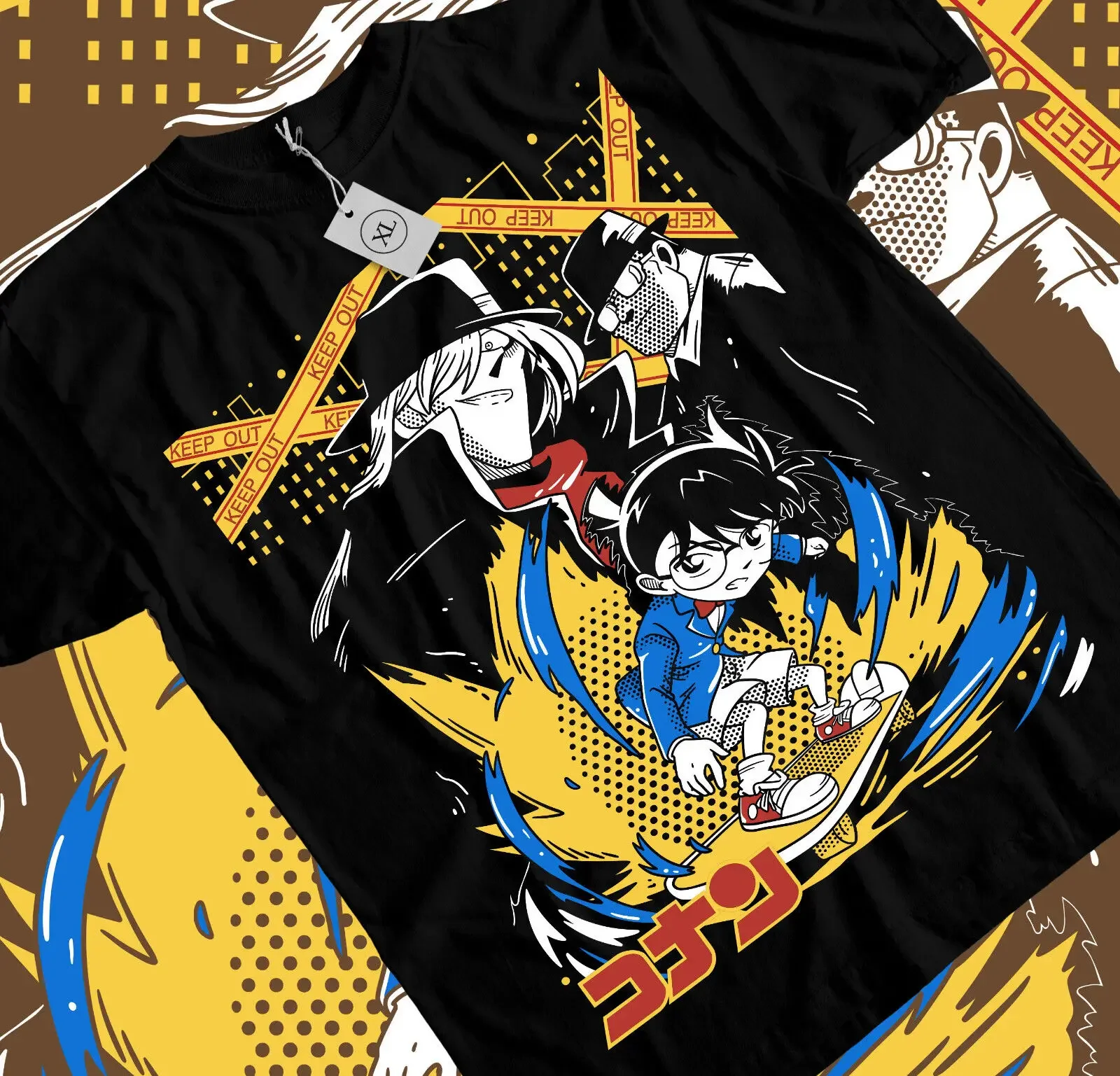 Detective Conan T-shirt Detective Conan,Detective,Anime Tee,Case Closed All Size