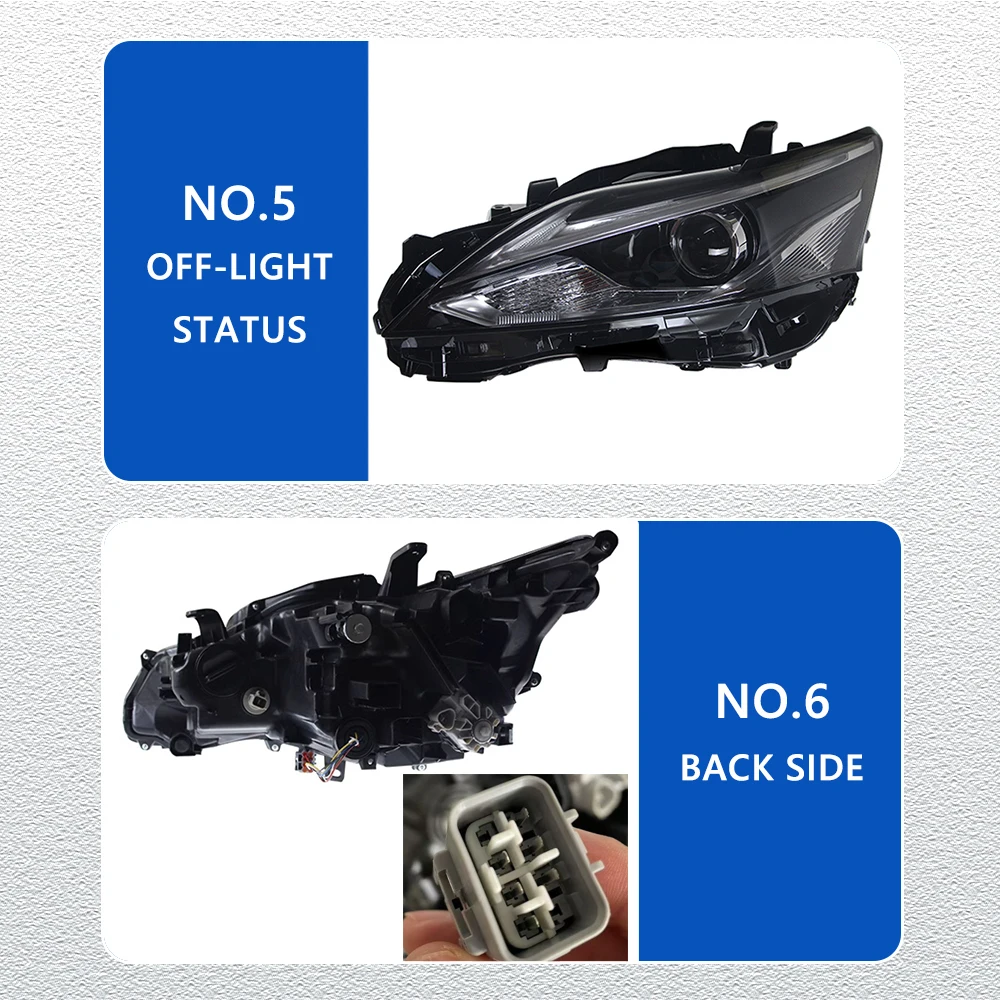 

Hot LED HeadLights for LEXUS CT200 12-20 low to high style led DRL Car head lamp Assembly Signal Auto Accessories Modified Lamp