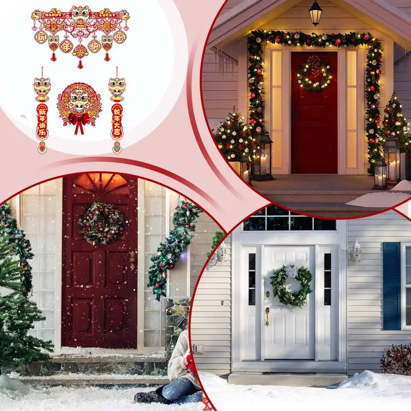 Spring Couplet Year Of The Snake Fu Character Set Chinese New Year Decoration Ornaments Fu Character Chinese Couplets Chunlian