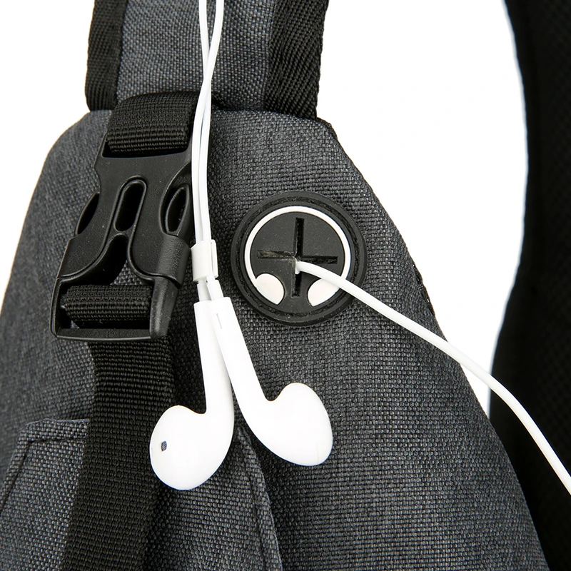 Мужская регулируемая нагрудная сумка, портативная сумка через плечо, отлично подходит для путешествий, кемпинга, занятий спортом на открытом воздухе!