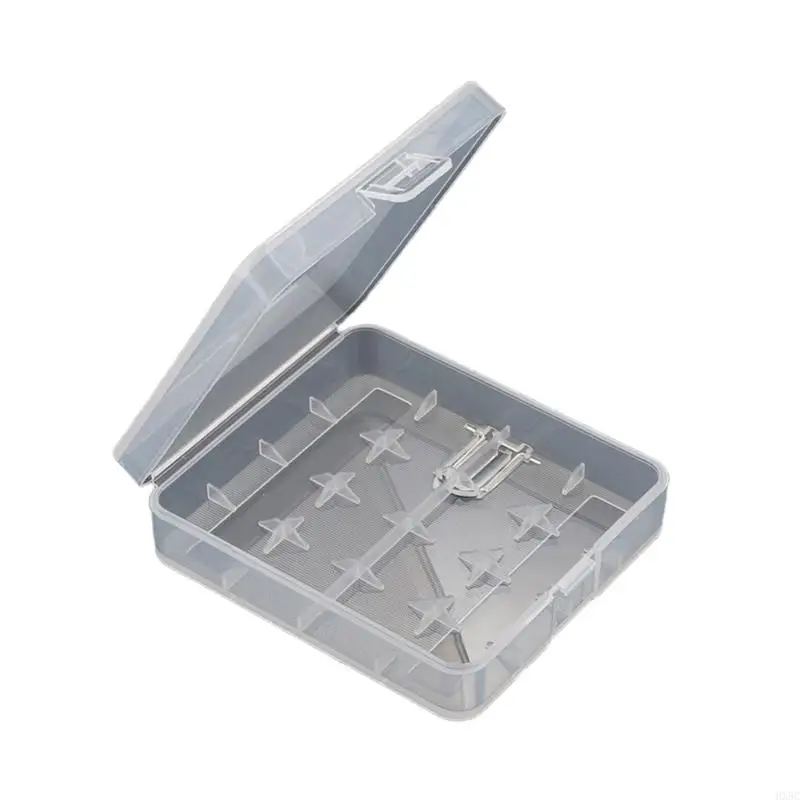 Case almacenamiento batería HX5C para contenedor baterías 18500 protege sus baterías, evita los cortocircuitos y