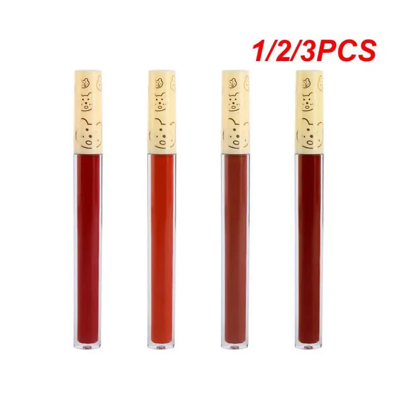 1/2/3PCS Labial Glaze Rich And Long-lasting Shelf Life 3 Years Lip Gloss Labial Mucus Matte Texture