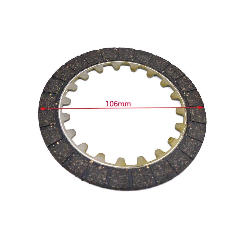 6PCS Mini Pit Bike Engine Clutch Plate Friction Plates for Yamaha PW80 Y-Zinger 80 1983 1985 1991-2006 1992 1994  1996 1998 2000