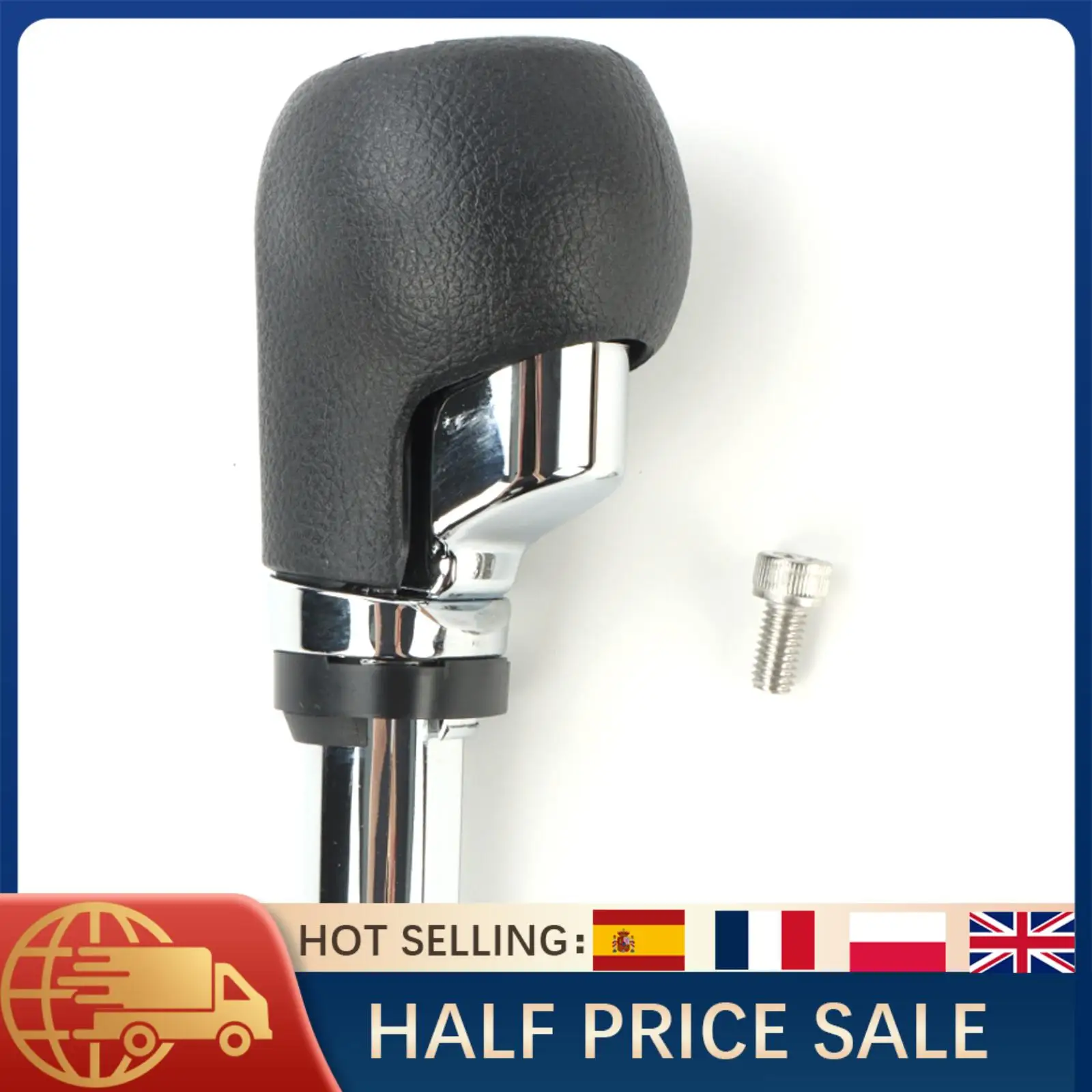 

Gear Shift Knob Assembly Black PU Leather 5 Speed For Chevrolet Trax 2011-2020 Manual Transmission Replacement