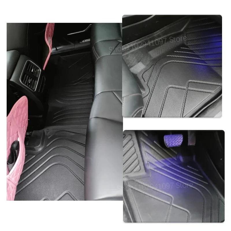 Car Floor Mats For Great Wall Haval F7 F7x 2018-2027 Dirt-resistant Rug Left Hand Dand Pad Foot Covers Full Set Auto Accessories