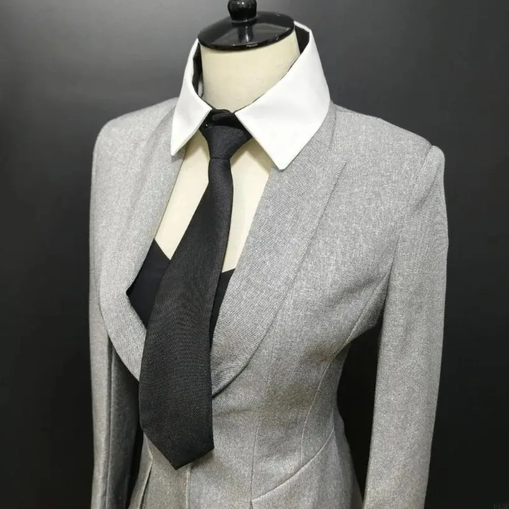 Elegant False Collar Detachable Multi-Layer Design Shirt Collar Ruffled Style Necktie Front Decorative Collar