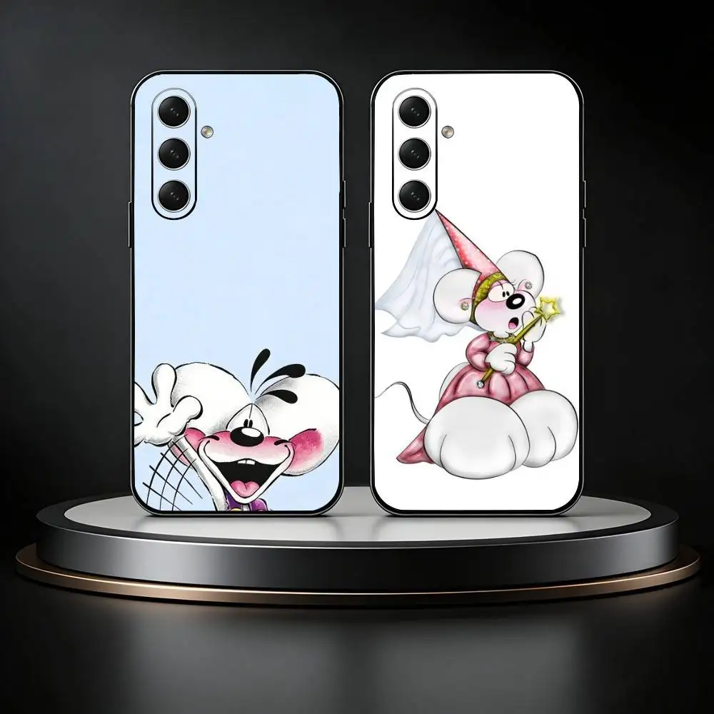 

Cartoon cute D-Diddl Phone Case For Samsung Galaxy A73,A21s,A22,A31,A52,A53,A71,A41Soft Black Shell