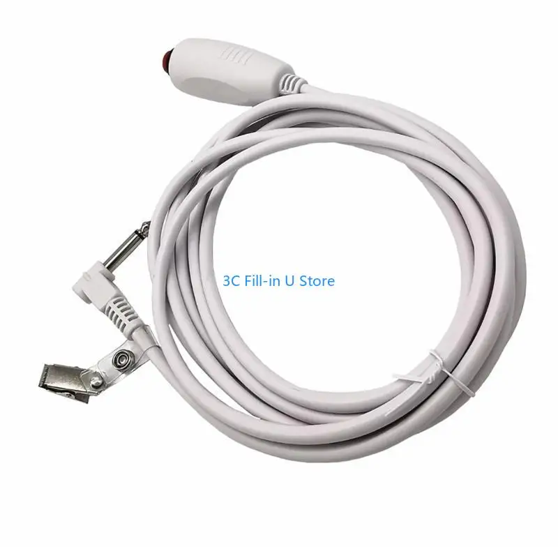 Câble du cordon du bouton-poussoir G8TA pour station infirmière Cordon d'appel infirmier 6,35 mm 1/4 "Câble prise avec
