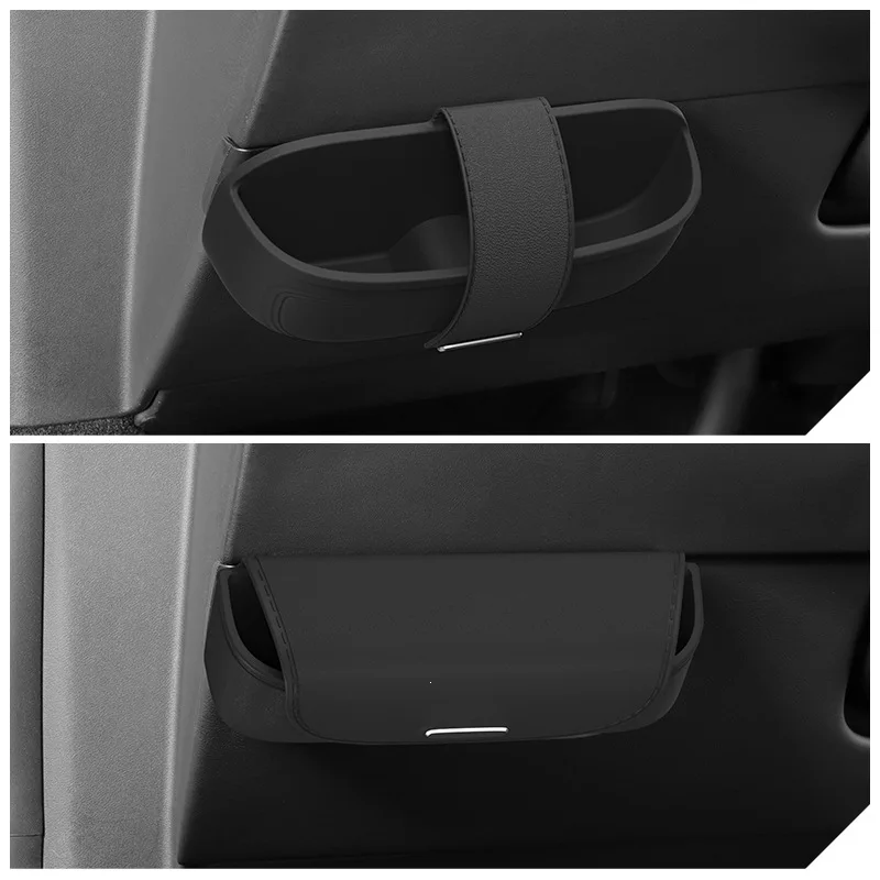 Support de lunettes de soleil en silicone pour Tesla Model 3 Highland 2024 / Model Y Juniper 2025, organisateur de console centrale et accoudoir, étui à lunettes