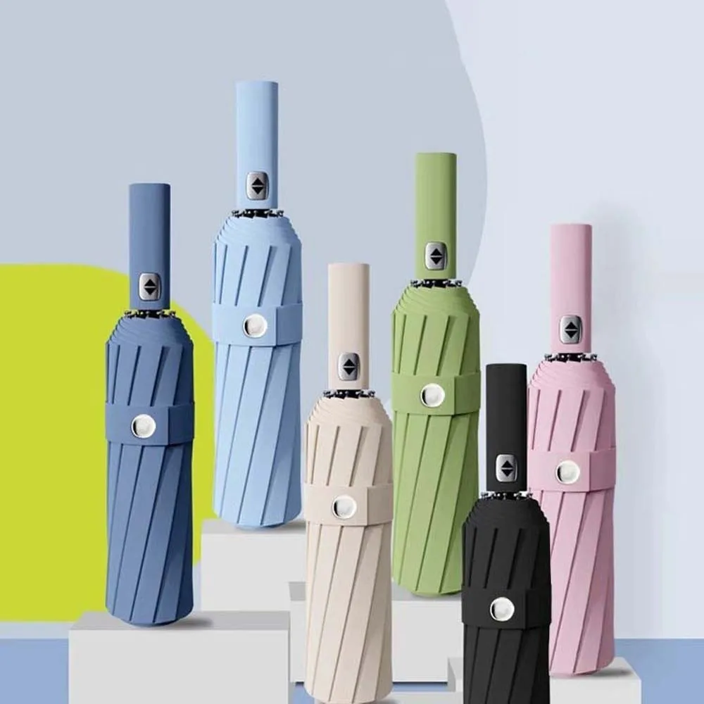 

Lightweight Automatic Umbrella High-end UV Protection Dual-use Folding Umbrella Portable Thickened Large Size Brolly Women