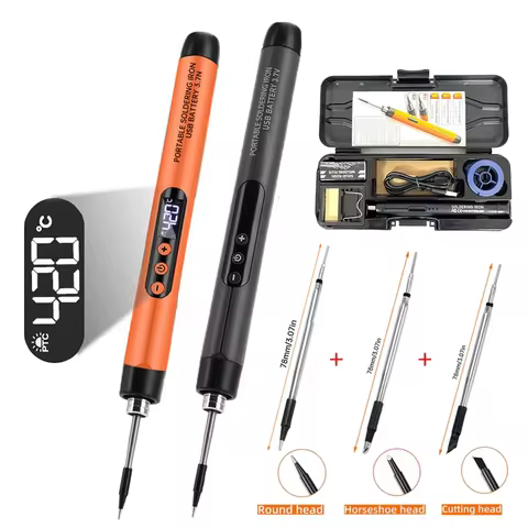 5V 8W USB Soldering Iron Wireless Electric Soldering Iron Fast Charging Lithium Battery Solder... product image