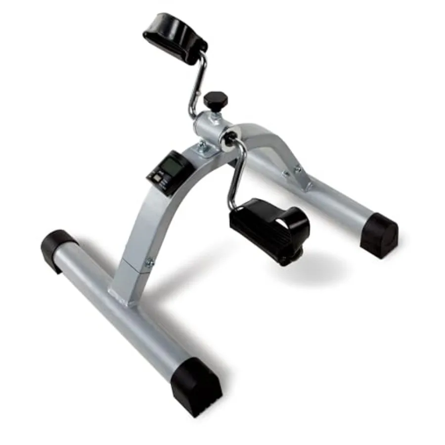 

Under Desk Mini Pedal Leg and Arm Exercise Cycle with Adjustable Magnetic Resistance for Home Office Use Black