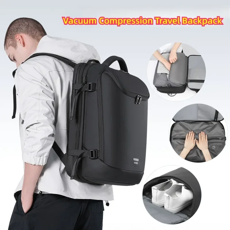 

Waterproof Multi-Use Laptop Backpack for 15.6" Inch USB Charging Shockproof Business Briefcase Shoulder Bag for Man Women