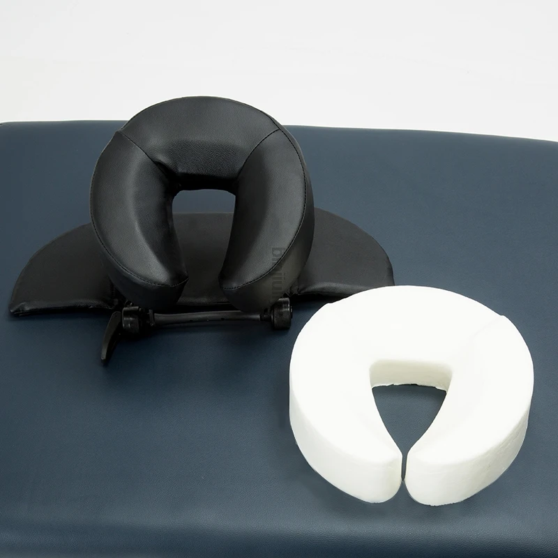 Gzyora Store Neues Deluxe Verstellbares Massage-Gesichtskissen Kopfstütze Schönheitskissen für Schreibtisch, Tischplatte, Heim-Spa Praktische Anwendung