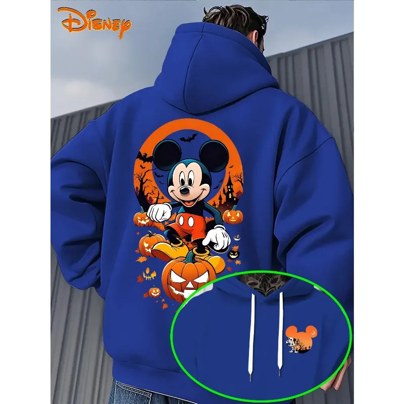 ميكي وميني هوديس رجالي للهالوين للخريف والشتاء مجموعة جديدة للرجال والنساء ملابس شارع عصرية غير رسمية