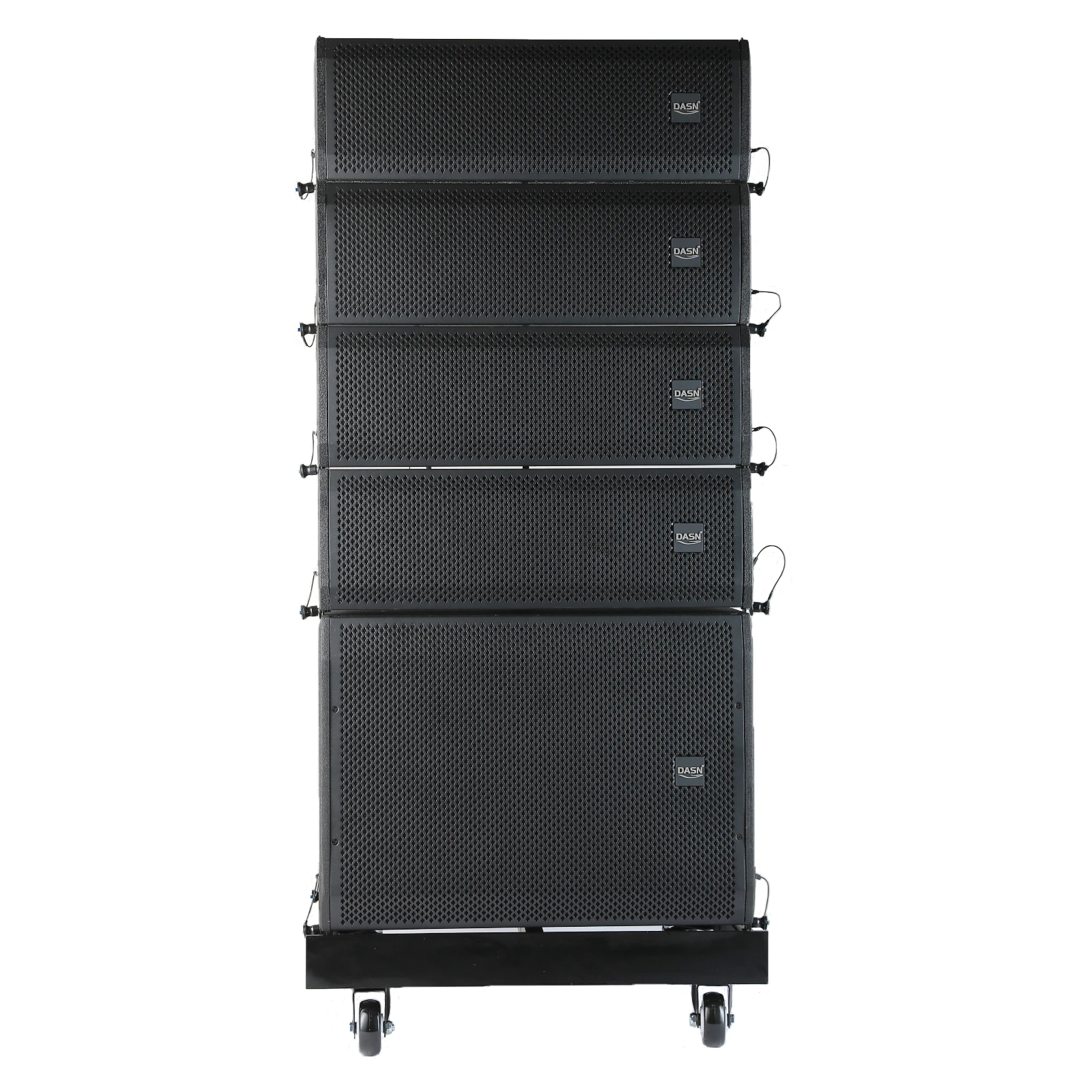 

DASN LA2 1000W RMS Powered Speaker Active Concert Stage Line Array Speaker Sound System Subwoofer
