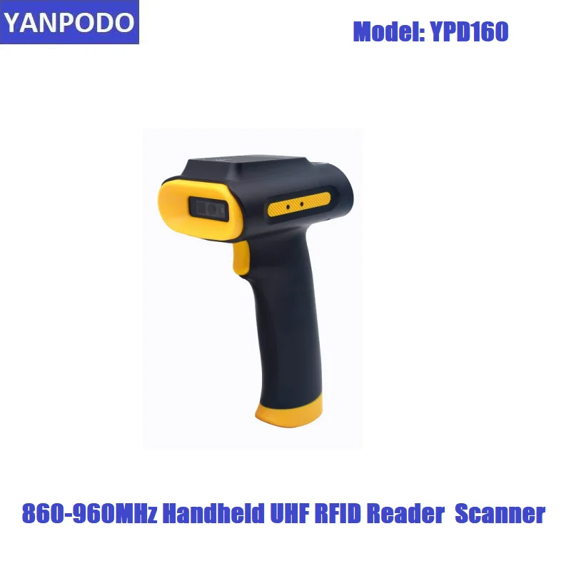 Leitor de código de barras qr bluetooth inteligente portátil scanner impinj uhf rfid 860 ~ 960mhz 18000-6c pda para gerenciamento de armazém