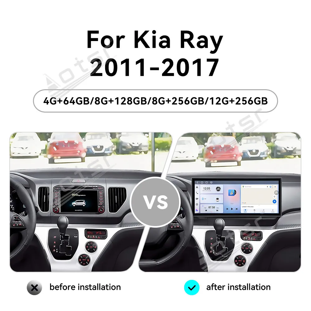 

Для KIA RAY 2011-2017: Автомагнитола Android 15 с экраном 15,8 дюйма, мультимедийный видеоплеер, GPS-навигация, Carplay, DSP, WIFI