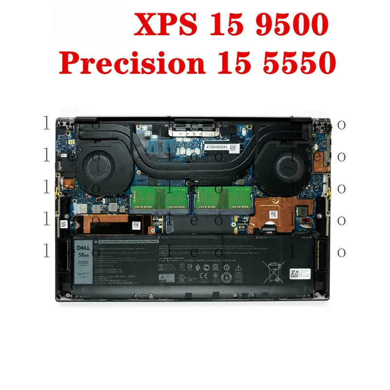 for  Dell XPS15 9500 9510 9520 9530 Precision 5550 5560 5570 M2 SSD Solid State Drive Heatsink Hard Drive Bracket 06N16 3JJDG