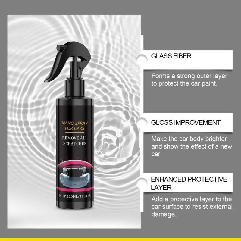 طلاء السيارات SZCH يتم رشه بتركيبة مقاومة للخدش لجسم السيارة والمرايا الزجاجية والمصابيح الأمامية وحماية طويلة الأمد