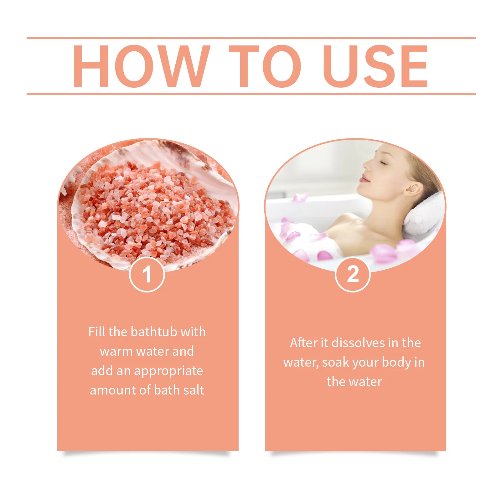 Rose Bath Mineral Salts Bath Hydrating Skin Cleansing Surface Dead Skin Hydrating Moisturizing Skin Care Whitening Rejuvenation