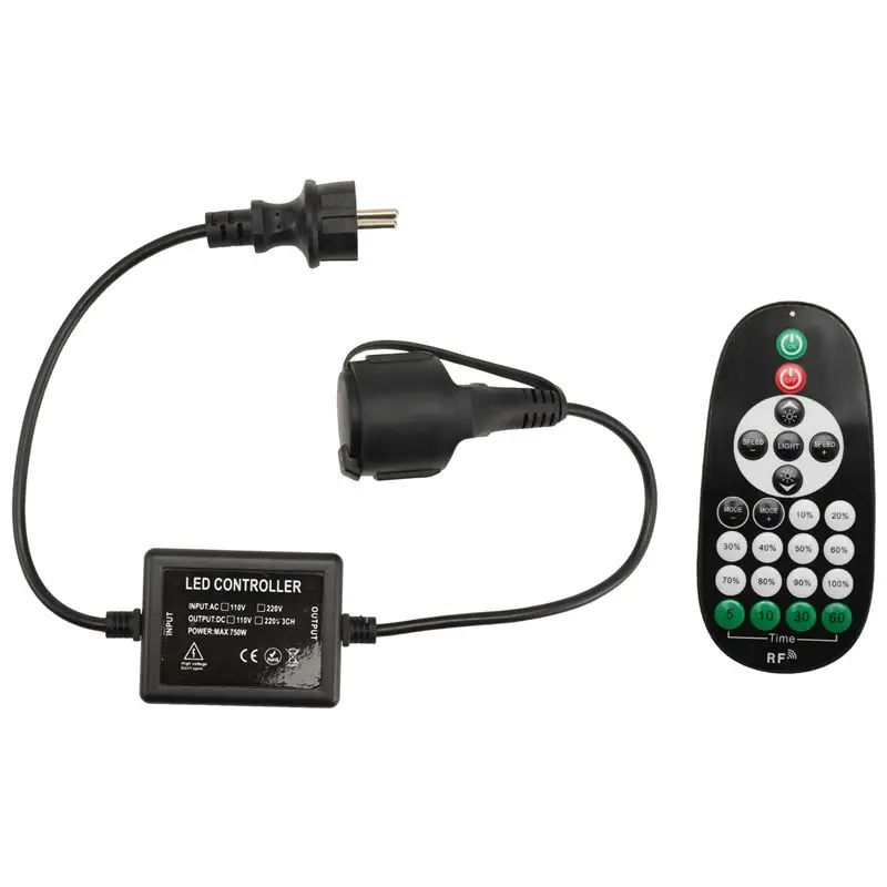 

Комплект дистанционного управления A46M, 23 кнопки, 750 Вт, для контроллера диммирования LED-лент, 220 В переменного тока, с европейской вилкой, для светодиодных лент, лампочек, гирлянд, рождественских украшений