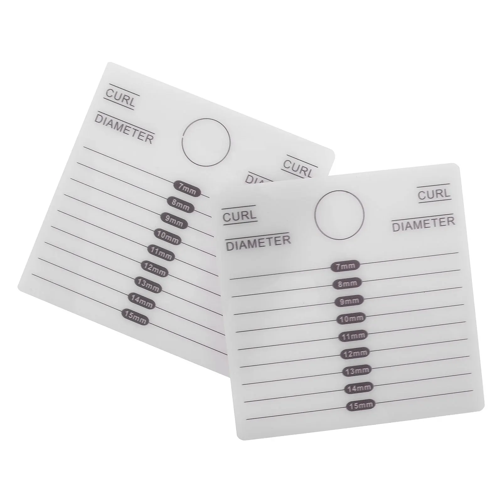 

2Pcs Portable Acrylic Eyelash Holder Board Lash Extension Pallet False Eyelashes Organizer Lash Grafting Tool for Professional