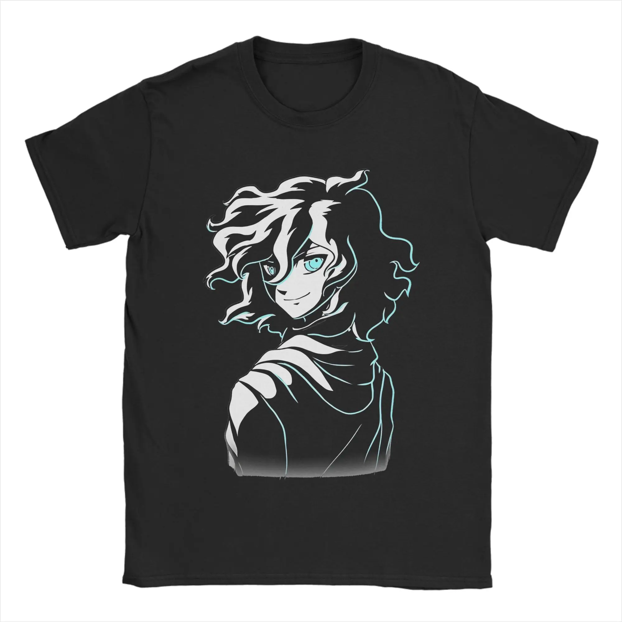 Komaeda Nagito Stylized Men Women T Shirt Danganronpa Novelty Tees Short Collar T-Shirts 100% Cotton Birthday Present Tops