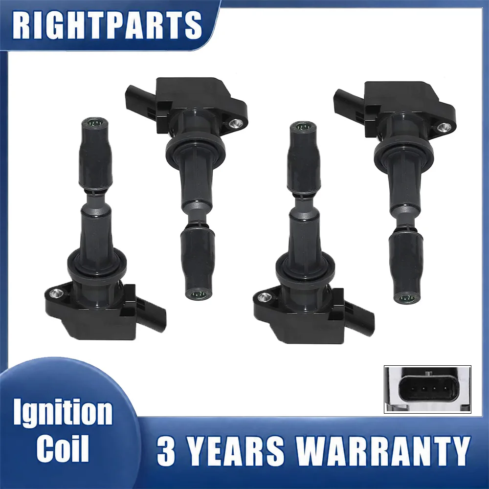 4pcs 27301-03HA0 UF843 Ignition Coil for Kia Hyundai K3 Extreme Risestu for Elantra IX35 Lead