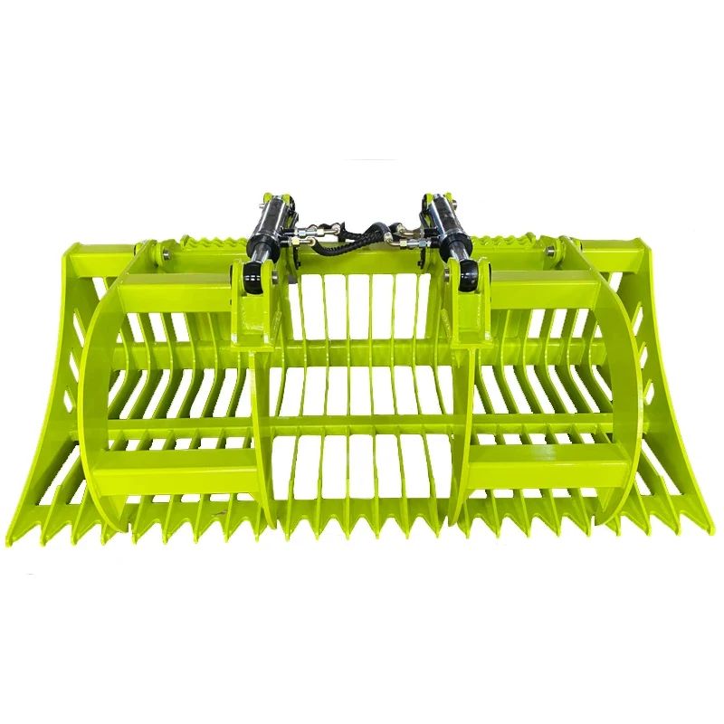 

RSBM Skid Steer Loader Attachments Heavy Grass Fork Grapple