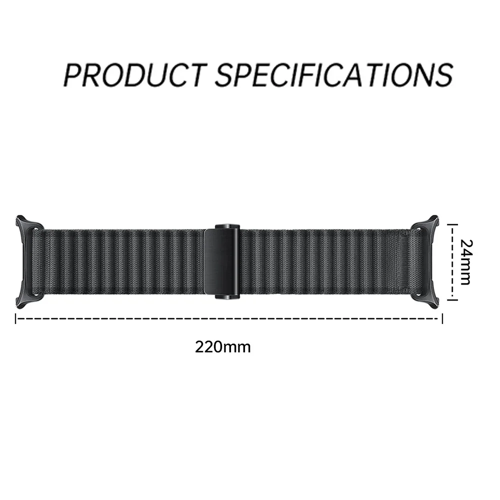 Nylon Strap for Samsung Galaxy Watch 7 Ultra 47mm band Off-road Sports Wristband Bracelet for Galaxy Watch ultra 47mm Watchband image 4