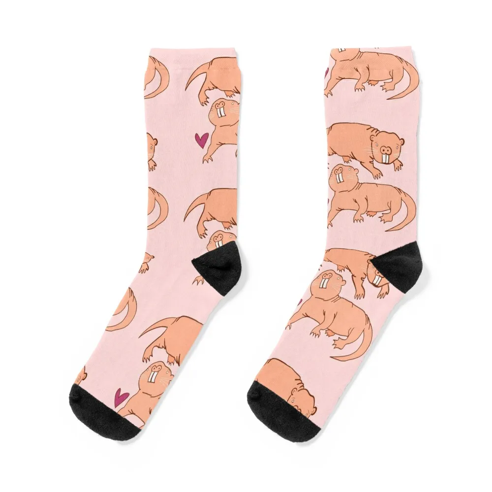 

Naked Mole Rat Love Socks cotton essential christmas gift gift Men Socks Women's
