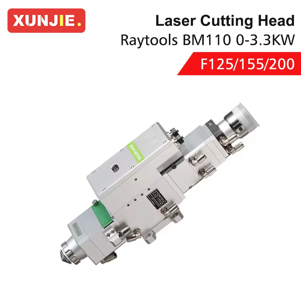 

XUNJIE Raytools BM110 0-3.3KW FL125/155/200mm Auto Focusing 2D Fiber Laser Cutting Head for Fiber Laser Cutting Machine