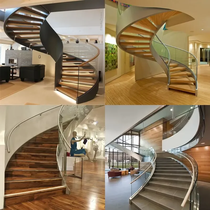 for New Design Arc Spiral Staircase Family Staircase Box
