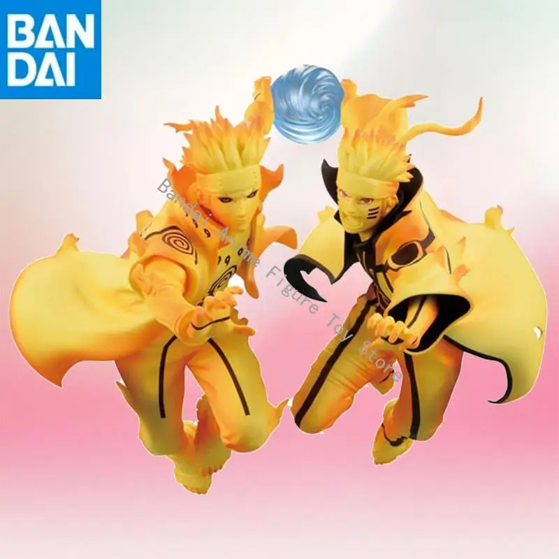 متوفر في المخزون الأصلي بانداي نامكو بانبريستو ناروتو شيبودن ناروتو اوزوماكي و ناميكازي ميناتو بولي كلوريد الفينيل 18 سنتيمتر نموذج لجسم هدية #1