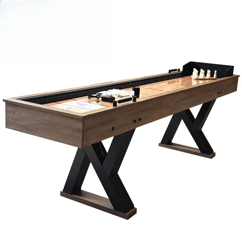 Solid wood slide board sand arc table Shuffleboard table for competition