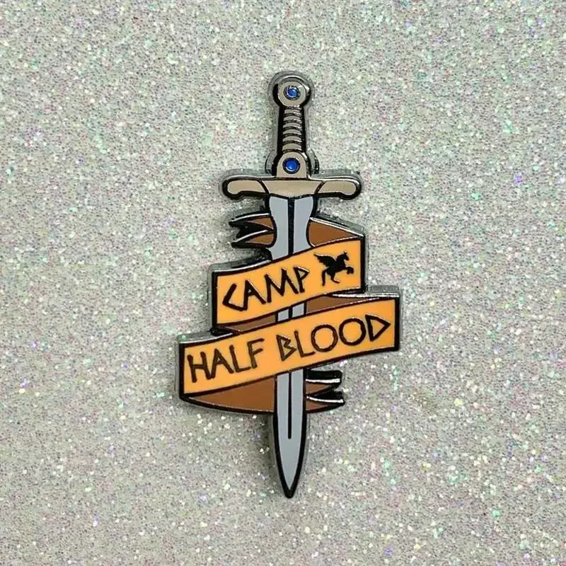 Novelty Sword Enamel Pins Lapel Pin Badge Halloween Brooches Gifts for Friends Kids Wholesale