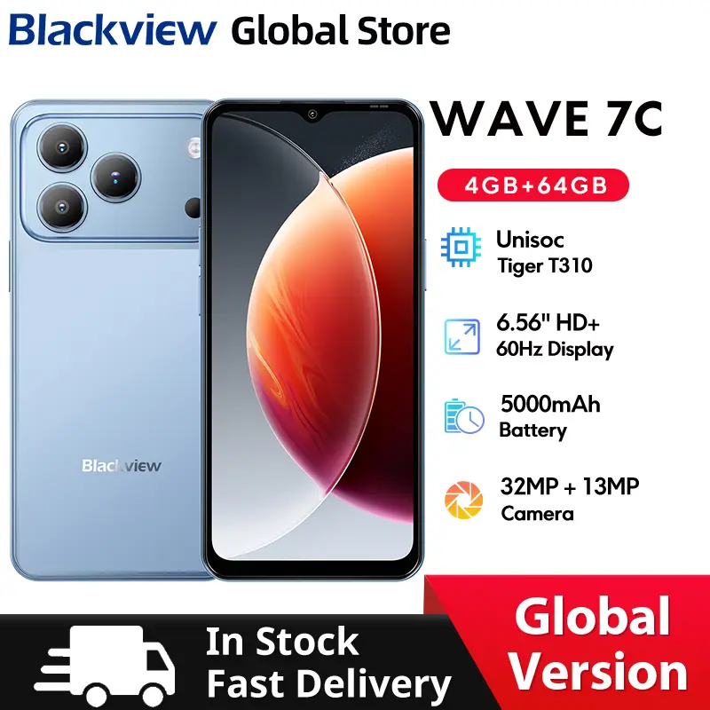 هاتف Blackview OSCAL TIGER 12 ذكي بشاشة 6.78 بوصة FHD+ IPS بدقة 2.4K ومعدل تحديث 120Hz ومعالج Helio G99 وذاكرة 12 جيجابايت و256 جيجابايت وكاميرا 64 ميجابكسل وبطارية 5000mAh وNFC