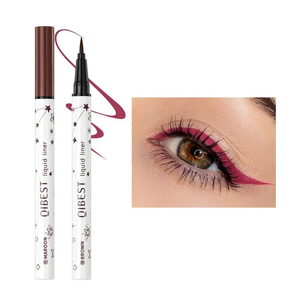 Eyeliner Liquid Waterproof Matte Liquid Eyeliner Pen Pens White Long Liner Purple Eye Yellow Lasting Blue Green A8I2