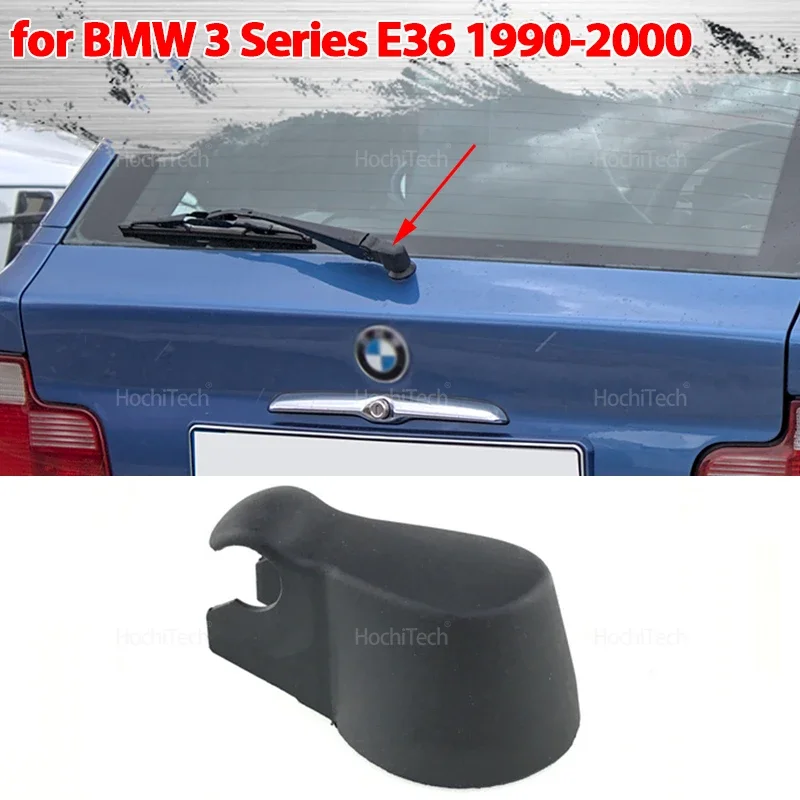Tailgate Nut Protector Windshield Windscreen Rear Wiper Arm Washer Cover Cap Nut for BMW 3 Series E36 1990-2000 61628360157