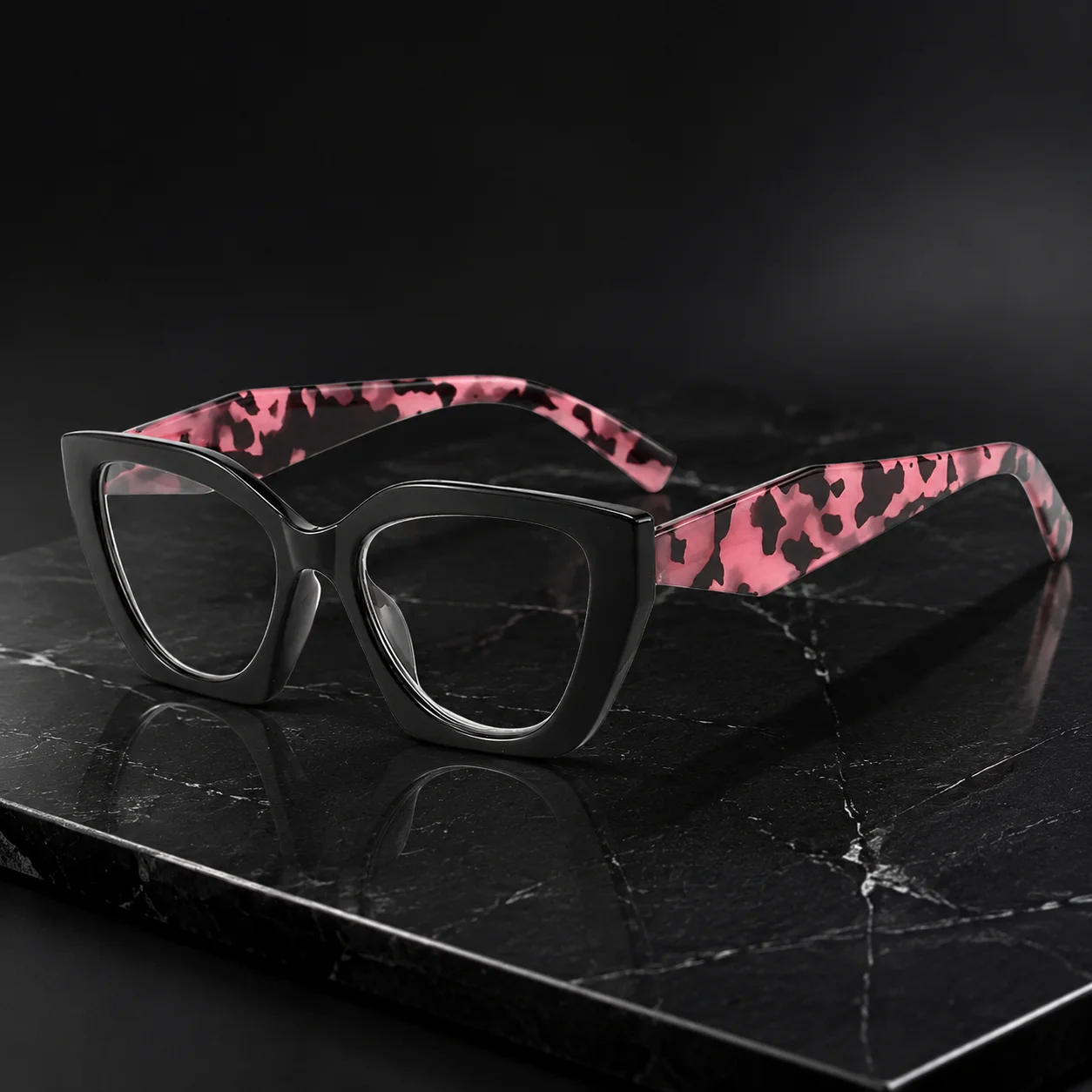 แว่นตาผู้หญิงทรงแคทอายแบบไม่มี - Women'S Fashion Glasses Non Prescription บทวิจารณ์และราคา
