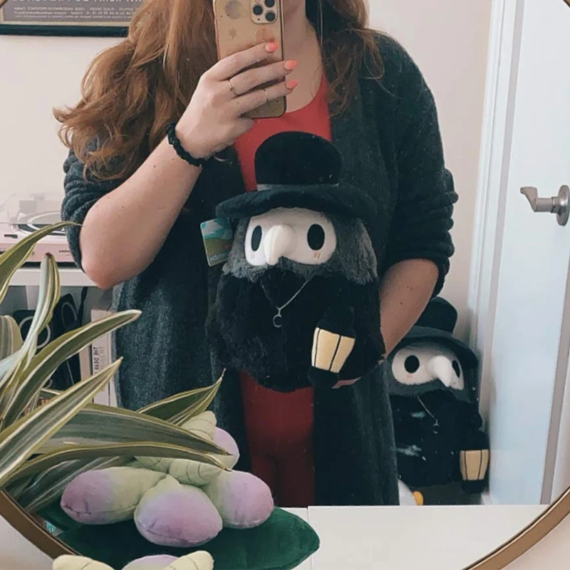 لعبة قطيفة للممرضات والممرضات على شكل منقار مضيء للمنقار ، لعبة قماشية ممتصة للشهوة ، هدية لعبة للأطفال